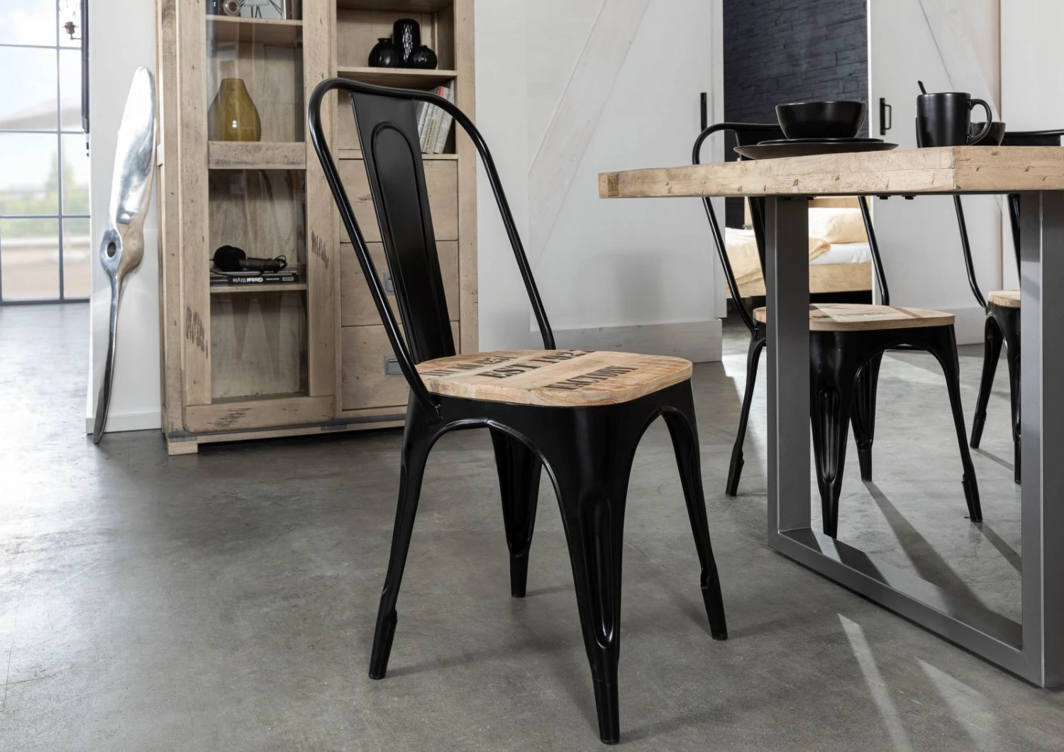 Chaise 45x45 Manguier Brut Imprimé Bois Naturel Set 2 FACTORY #134 1 Chaise 45x45 Manguier Brut Imprimé Bois Naturel Set 2 FACTORY #134