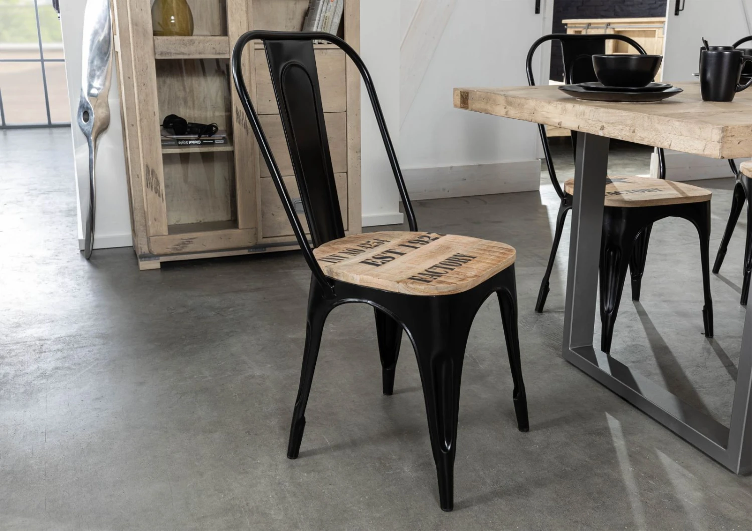 Chaise 45x45 Manguier Brut Imprimé Bois Naturel Set 2 FACTORY #134 2 Chaise 45x45 Manguier Brut Imprimé Bois Naturel Set 2 FACTORY #134 – Image 2