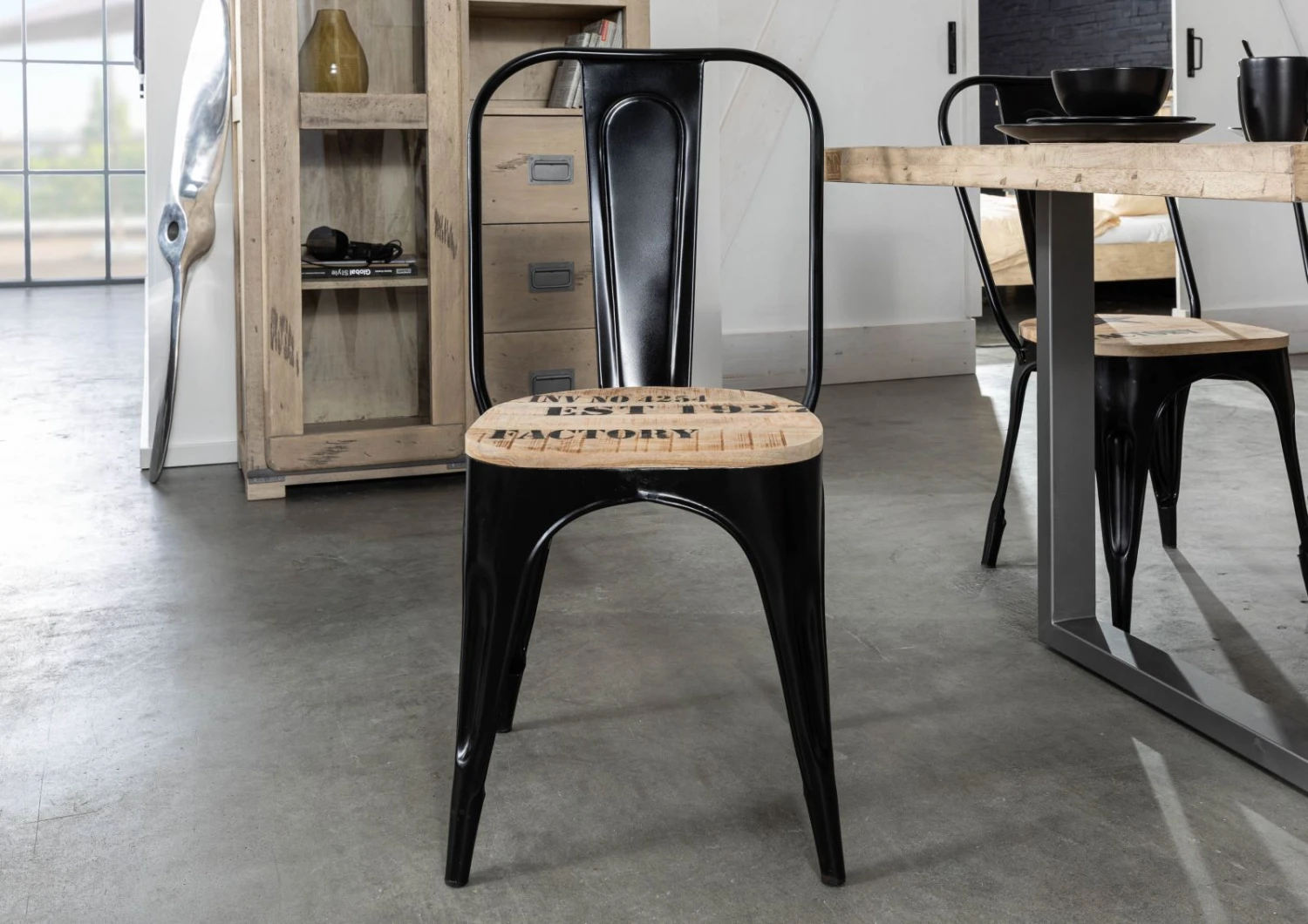 Chaise 45x45 Manguier Brut Imprimé Bois Naturel Set 2 FACTORY #134 3 Chaise 45x45 Manguier Brut Imprimé Bois Naturel Set 2 FACTORY #134 – Image 3