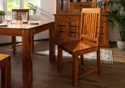 Chaise 48x51 Acacia Laqué Miel Set 2 OXFORD #014