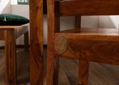 Chaise 48x51 Acacia Laqué Miel Set 2 OXFORD #014 -Massivmoebel24 09 151 610 7015 4