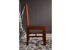 Chaise 46x46 Acacia Laqué Nougat OXFORD #26 -Massivmoebel24 09 151 620 6000 3