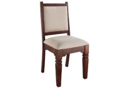 Chaise 45x45 Acacia Laqué Nougat Set 2 OXFORD #610 -Massivmoebel24 09 151 620 9110 9