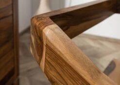 ANCONA #100 Chaise En Bois De Sheesham - Laqué / Brun 45x51x76 14 ANCONA #100 Chaise En Bois De Sheesham - Laqué / Brun 45x51x76 -Massivmoebel24 09 151 699 1000 05