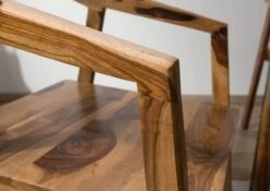 ANCONA #100 Chaise En Bois De Sheesham - Laqué / Brun 45x51x76 15 ANCONA #100 Chaise En Bois De Sheesham - Laqué / Brun 45x51x76 -Massivmoebel24 09 151 699 1000 06