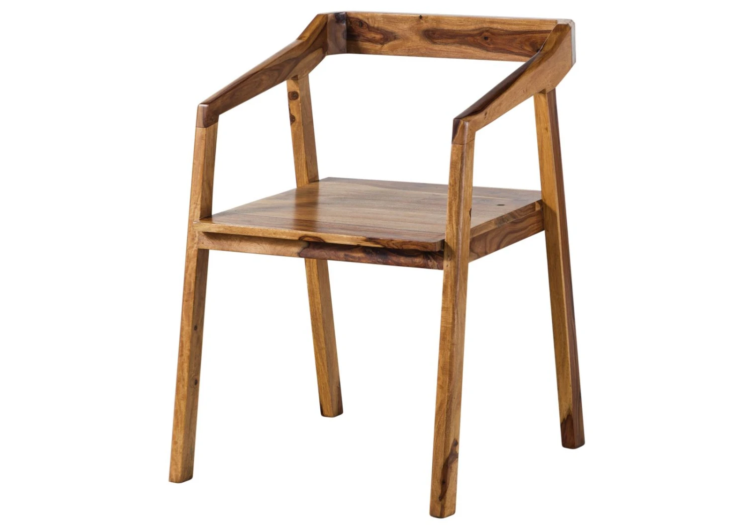 ANCONA #100 Chaise En Bois De Sheesham - Laqué / Brun 45x51x76 9 ANCONA #100 Chaise En Bois De Sheesham - Laqué / Brun 45x51x76 – Image 9