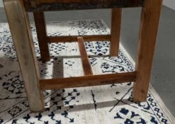 Chaise 45x45 Bois De Récupération Laqué Multicolore Set 2 NATURE OF SPIRIT #26 -Massivmoebel24 09 151 700 5125 2 6