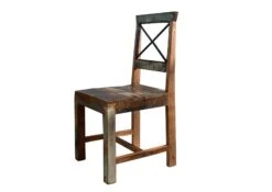 Chaise 45x45 Bois De Récupération Laqué Multicolore NATURE OF SPIRIT #26 15 Chaise 45x45 Bois De Récupération Laqué Multicolore NATURE OF SPIRIT #26 -Massivmoebel24 09 151 700 5125 9