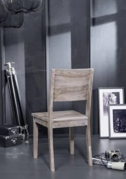 Chaise 45x47 Palissandre Laqué Smoked Oak SYDNEY #233 -Massivmoebel24 09 151 778 0133 5