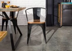 Chaise 45x45 Bois De Récupération Laqué Multicolore INDUSTRIAL #63 10 Chaise 45x45 Bois De Récupération Laqué Multicolore INDUSTRIAL #63 -Massivmoebel24 09 151 811 0052 3