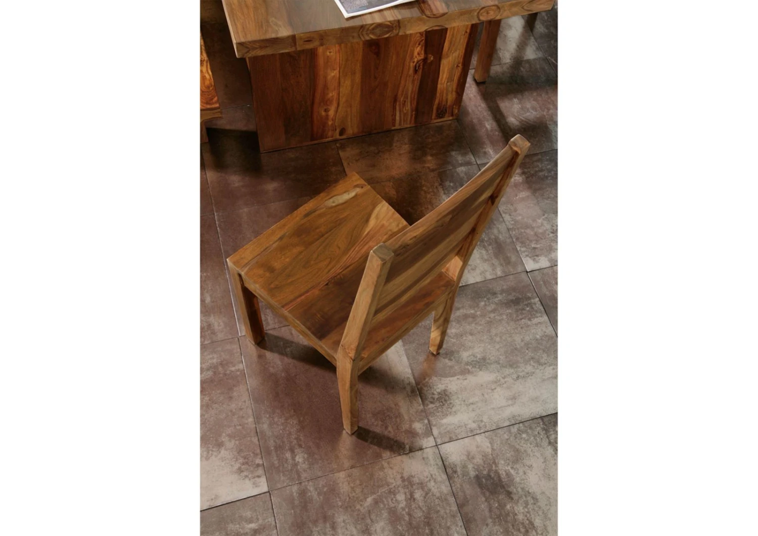 Chaise 45x45 Palissandre Laqué Noisette DUKE #112 5 Chaise 45x45 Palissandre Laqué Noisette DUKE #112 – Image 5