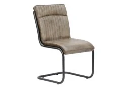 Chaise Cantilever 52x62 Cuir Gris IRON LABEL #04 19 Chaise Cantilever 52x62 Cuir Gris IRON LABEL #04 -Massivmoebel24 09 151 890 0004 10