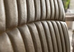 Chaise Cantilever 52x62 Cuir Gris IRON LABEL #04 13 Chaise Cantilever 52x62 Cuir Gris IRON LABEL #04 -Massivmoebel24 09 151 890 0004 4