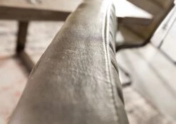 Chaise Cantilever 52x62 Cuir Gris IRON LABEL #04 14 Chaise Cantilever 52x62 Cuir Gris IRON LABEL #04 -Massivmoebel24 09 151 890 0004 5