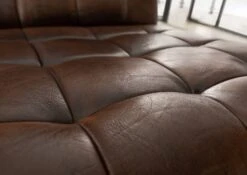 Fauteuil 64x76 Cuir Brun IRON LABEL #14 -Massivmoebel24 09 151 890 0014 5