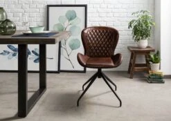 Chaise 61x52 Cuir Set 2 IRON LABEL #112 10 Chaise 61x52 Cuir Set 2 IRON LABEL #112 -Massivmoebel24 09 151 890 1012 3