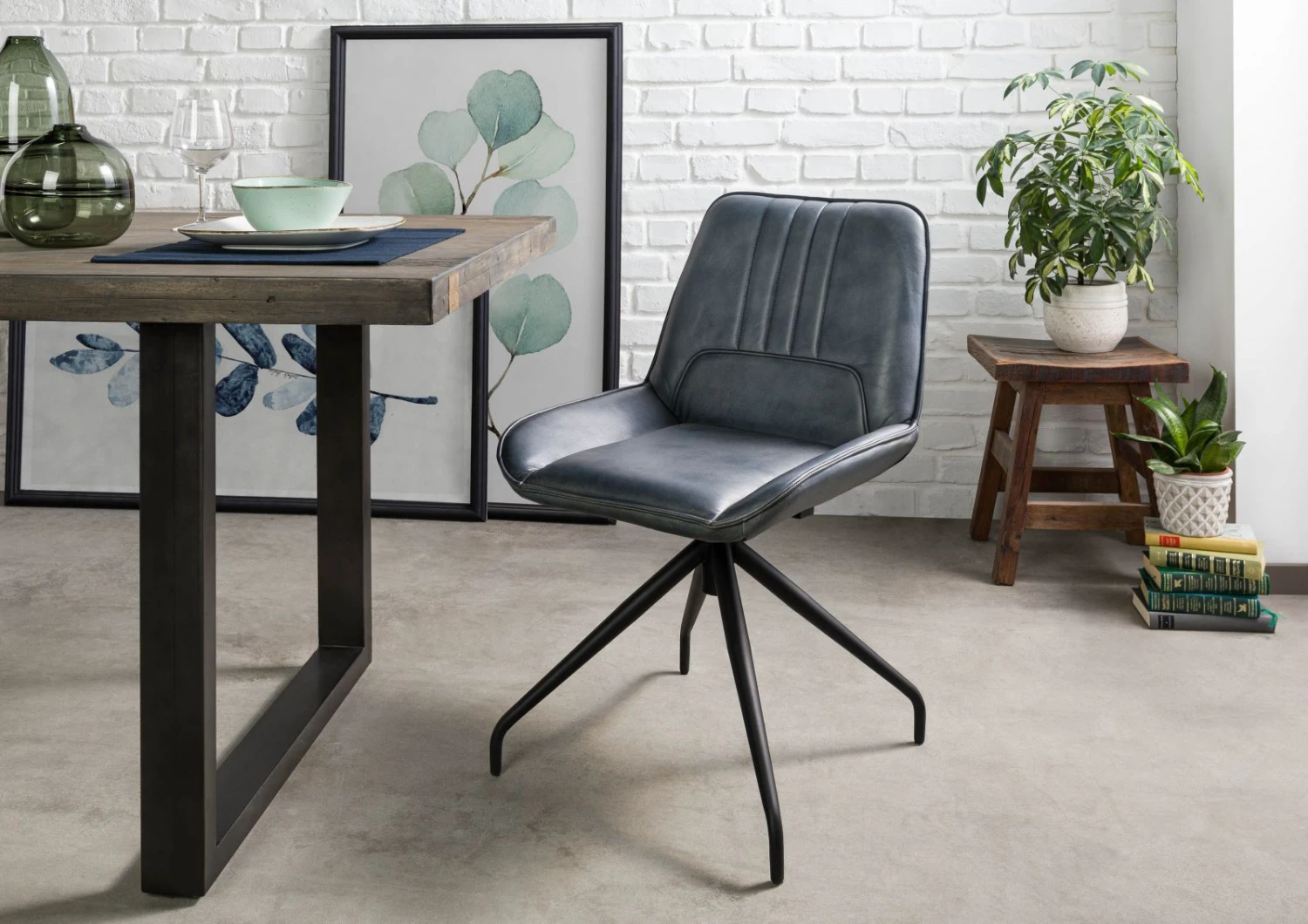 Chaise 49x56 Cuir IRON LABEL #510 1 Chaise 49x56 Cuir IRON LABEL #510