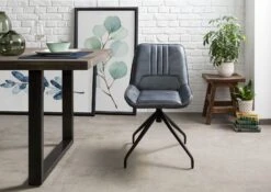 Chaise 49x56 Cuir IRON LABEL #510 11 Chaise 49x56 Cuir IRON LABEL #510 -Massivmoebel24 09 151 890 5010 3