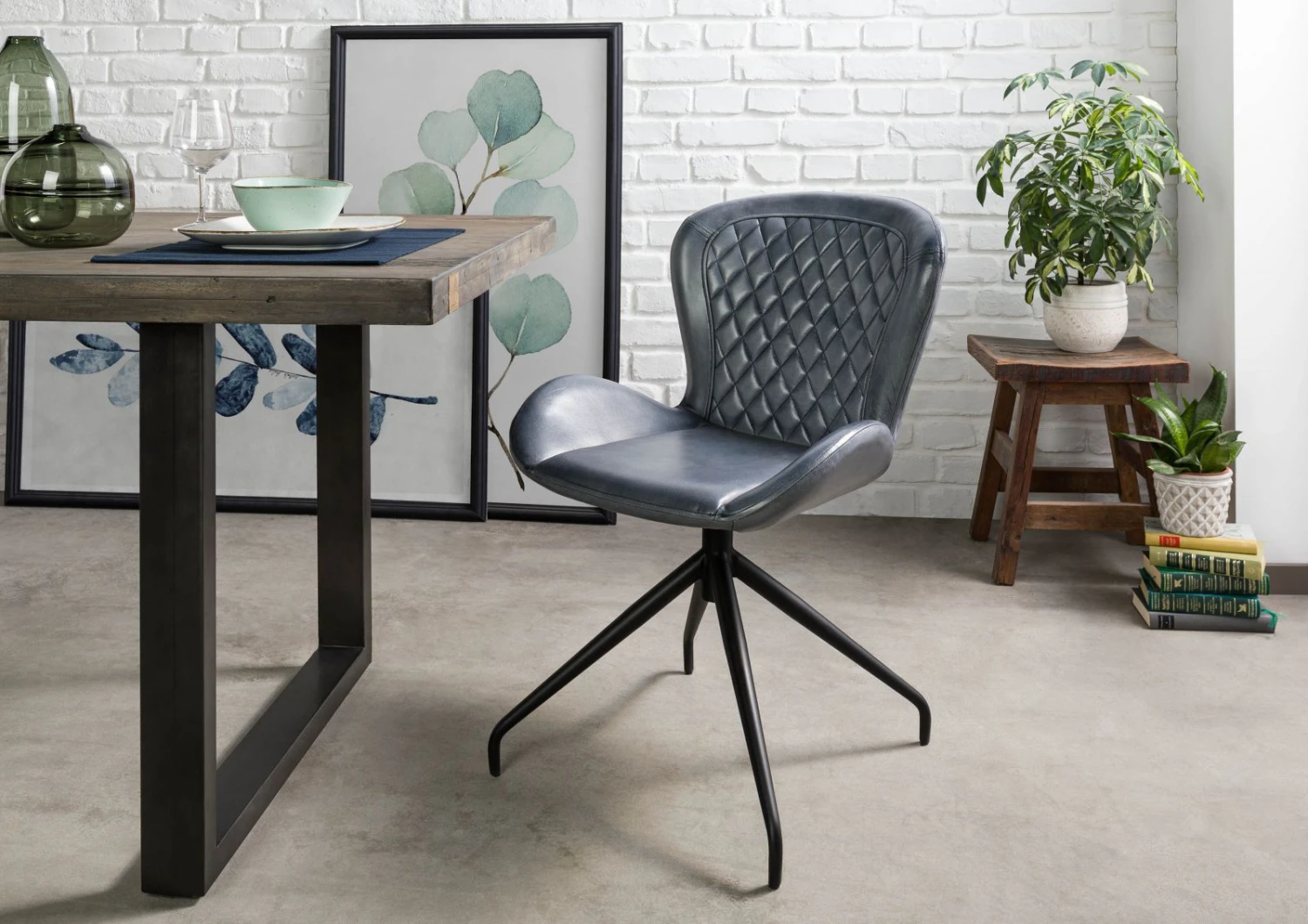 Chaise 61x52 Cuir Set 2 IRON LABEL #512 1 Chaise 61x52 Cuir Set 2 IRON LABEL #512