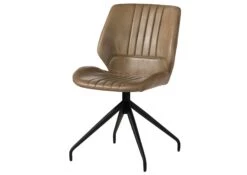 Chaise 51x61 Cuir Set 2 IRON LABEL #611 -Massivmoebel24 09 151 890 6011 9 1