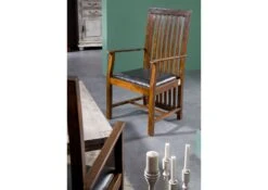 Fauteuil 59x63 Acacia Laqué Miel OXFORD #027