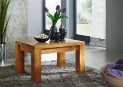Table Basse 70x50 Palissandre Huilé Brun NATURE BROWN #110