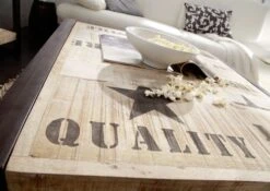 Table Basse 80x80 Manguier Brut Imprimé Bois Naturel FACTORY #110 11 Table Basse 80x80 Manguier Brut Imprimé Bois Naturel FACTORY #110 -Massivmoebel24 09 200 559 0110 5