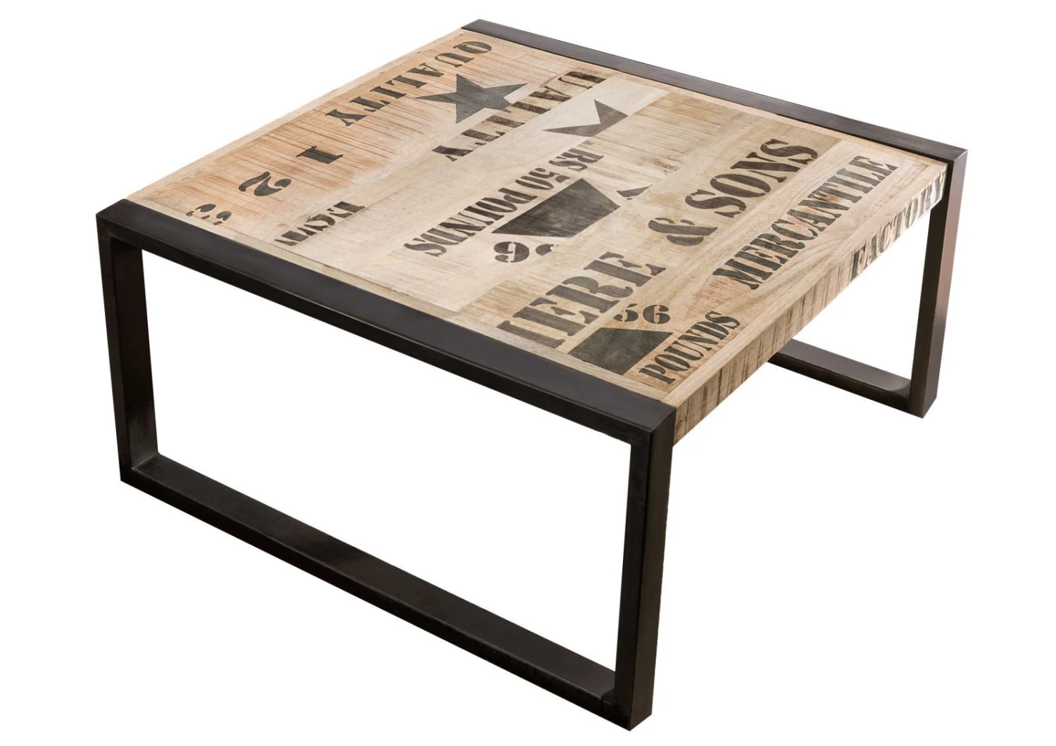 Table Basse 80x80 Manguier Brut Imprimé Bois Naturel FACTORY #110 7 Table Basse 80x80 Manguier Brut Imprimé Bois Naturel FACTORY #110 – Image 7