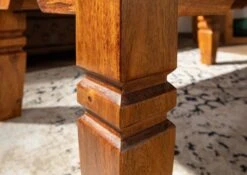 Table Basse 110x60 Acacia Laqué Miel OXFORD #0428 16 Table Basse 110x60 Acacia Laqué Miel OXFORD #0428 -Massivmoebel24 09 200 610 6023 6