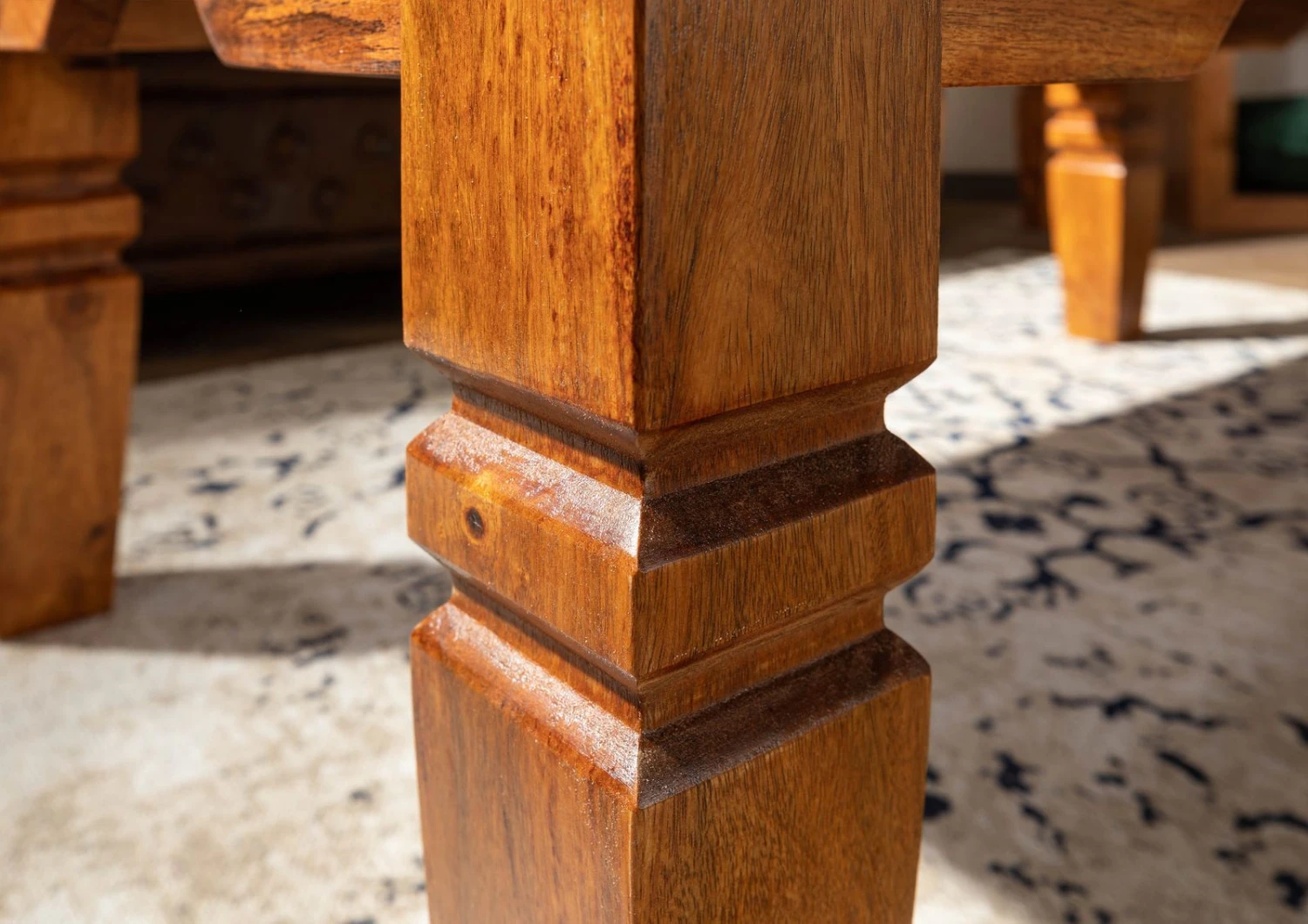 Table Basse 110x60 Acacia Laqué Miel OXFORD #0428 6 Table Basse 110x60 Acacia Laqué Miel OXFORD #0428 – Image 6