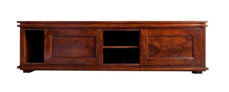 Meuble TV 160x45 Acacia Laqué Nougat OXFORD #450 7 Meuble TV 160x45 Acacia Laqué Nougat OXFORD #450 – Image 7