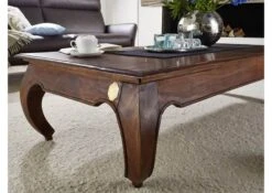 Table Basse 160x80 Acacia Laqué Nougat OPIUM #626 8 Table Basse 160x80 Acacia Laqué Nougat OPIUM #626 -Massivmoebel24 09 200 620 9050 3