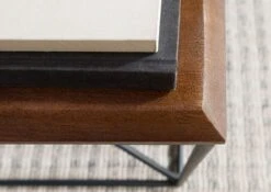 Table De Salle De Séjour En Bois De Manguier 110x55x43 Marron Huilé LOUNGE COLLECTION #100 -Massivmoebel24 09 200 632 1000 04