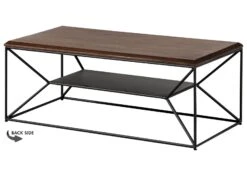 Table De Salle De Séjour En Bois De Manguier 110x55x43 Marron Huilé LOUNGE COLLECTION #100 -Massivmoebel24 09 200 632 1000 10