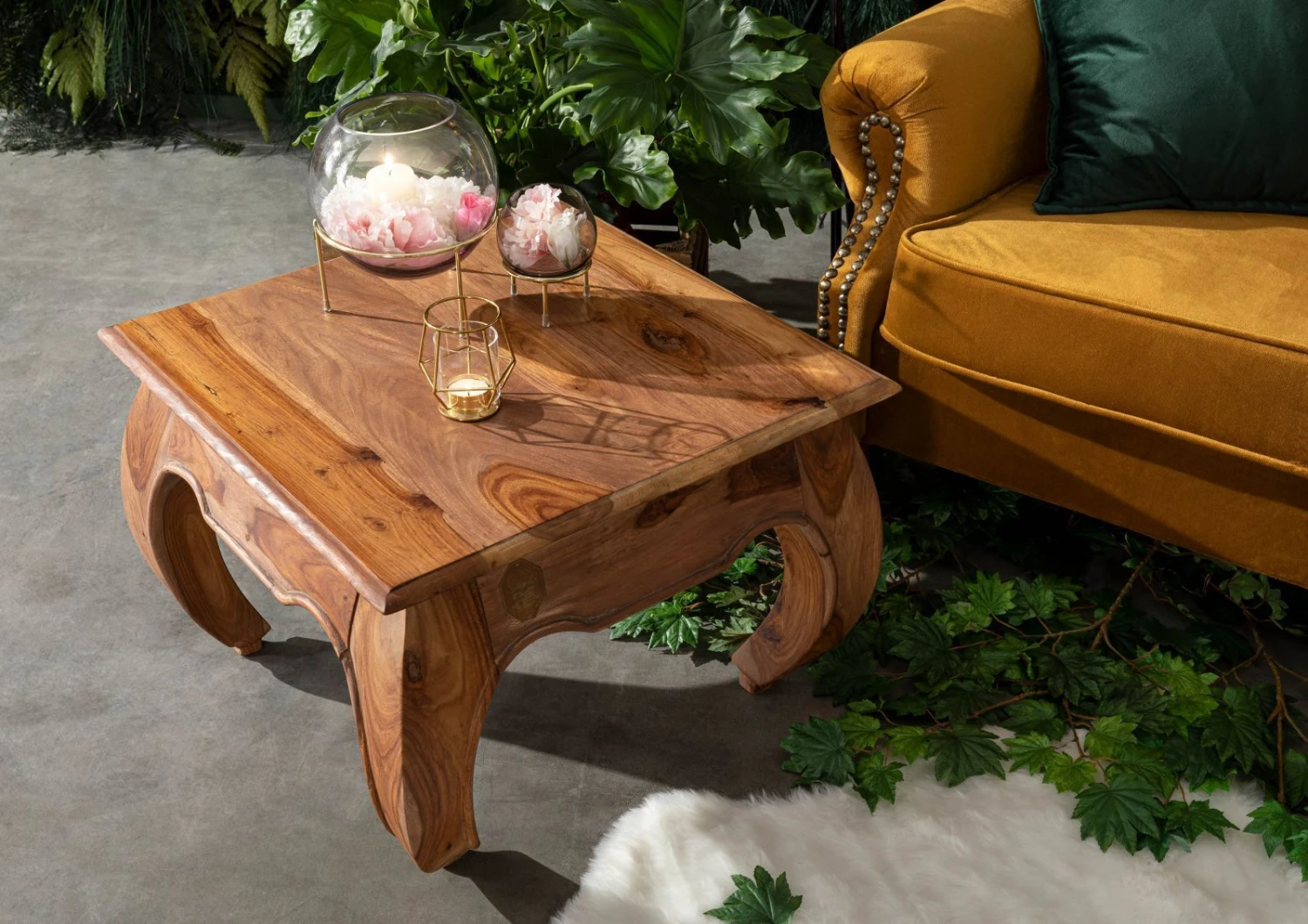 Table Basse 60x60 Palissandre Laqué Brun OPIUM #630 2 Table Basse 60x60 Palissandre Laqué Brun OPIUM #630 – Image 2