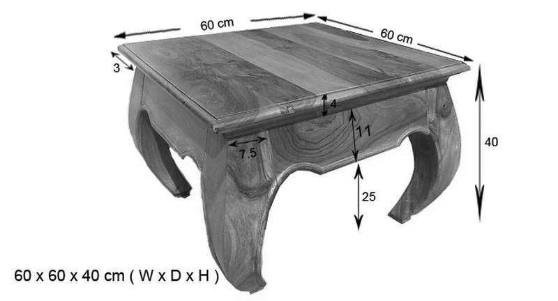 Table Basse 60x60 Palissandre Laqué Brun OPIUM #630 7 Table Basse 60x60 Palissandre Laqué Brun OPIUM #630 – Image 7