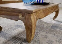 Table Basse 130x75 Palissandre Laqué Brun OPIUM #632 -Massivmoebel24 09 200 640 0010 4