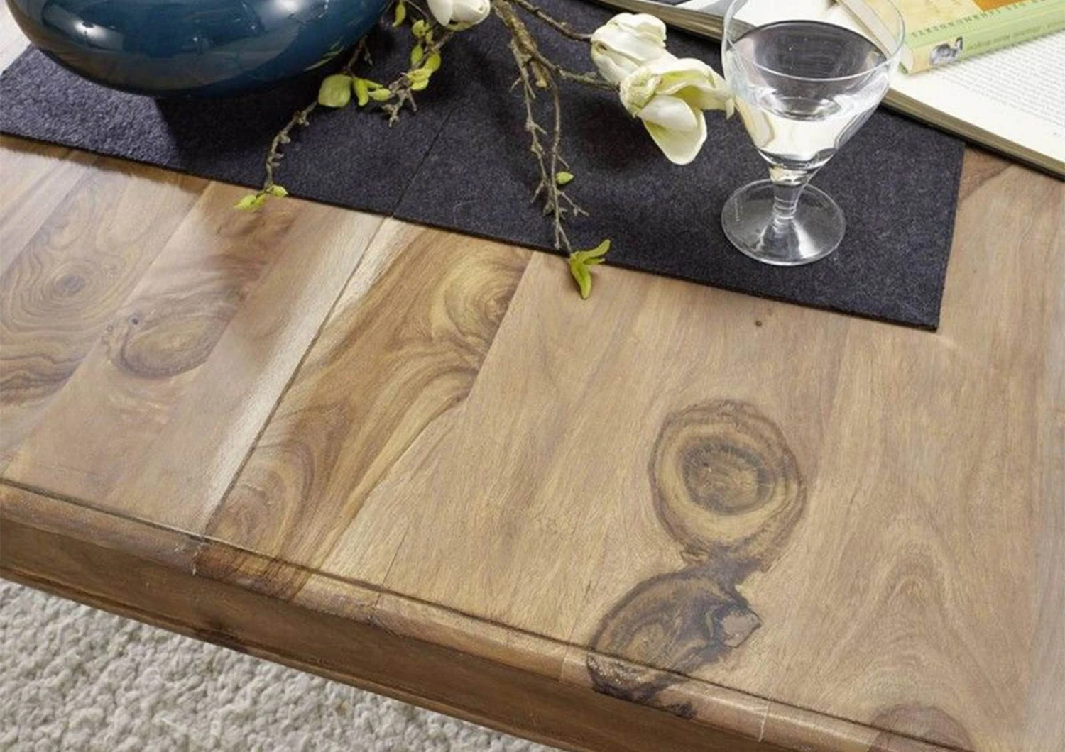 Table Basse 160x80 Palissandre Laqué Brun OPIUM #634 4 Table Basse 160x80 Palissandre Laqué Brun OPIUM #634 – Image 4