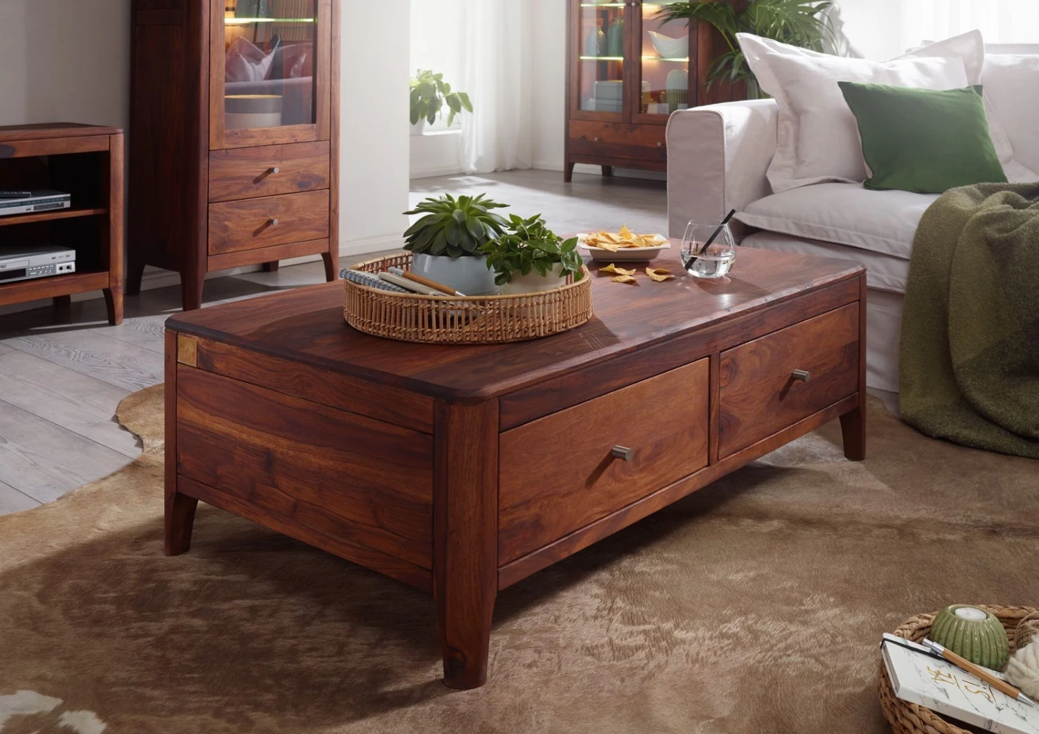 Table Basse 120x70 Palissandre Huilé Noisette BROOKLYN #12 1 Table Basse 120x70 Palissandre Huilé Noisette BROOKLYN #12