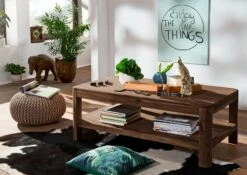 Table Basse 120x70 Palissandre Teinté Smoked Cherry TORONTO #105