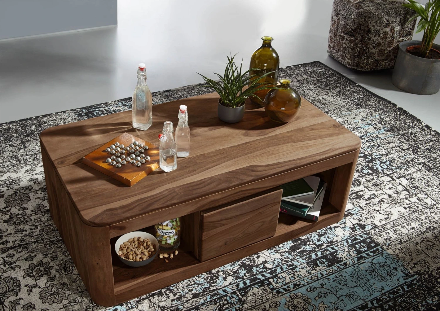 Table Basse 118x65 Palissandre Teinté Smoked Cherry TORONTO #152 2 Table Basse 118x65 Palissandre Teinté Smoked Cherry TORONTO #152 – Image 2