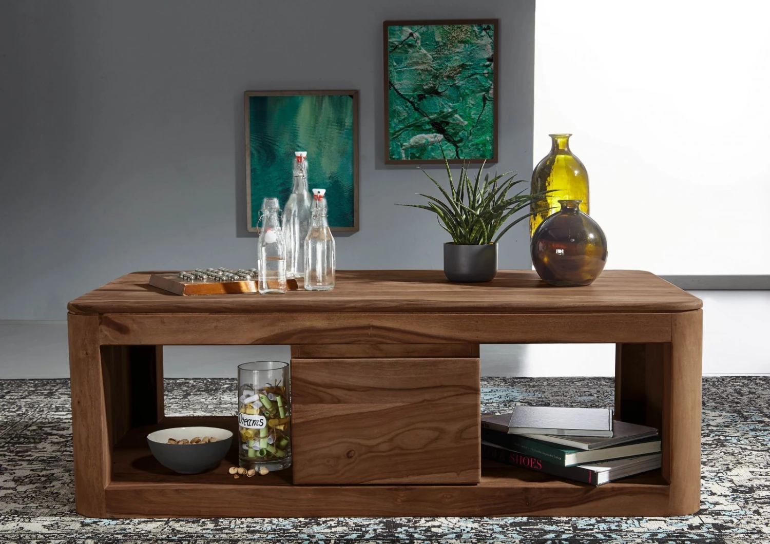 Table Basse 118x65 Palissandre Teinté Smoked Cherry TORONTO #152 3 Table Basse 118x65 Palissandre Teinté Smoked Cherry TORONTO #152 – Image 3