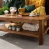 Table Basse 120x70 Palissandre Ciré Noisette TORONTO #205