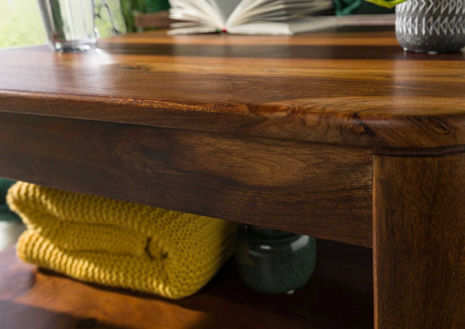 Table Basse 70x70 Palissandre Ciré Noisette TORONTO #206 6 Table Basse 70x70 Palissandre Ciré Noisette TORONTO #206 – Image 6