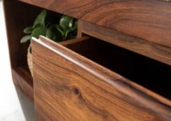 Table Basse 118x65 Palissandre Ciré Noisette TORONTO #252 -Massivmoebel24 09 200 665 1052 5