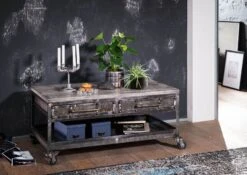 Table Basse 110x60 Manguier Laqué Gris HEAVY INDUSTRY #122 13 Table Basse 110x60 Manguier Laqué Gris HEAVY INDUSTRY #122 -Massivmoebel24 09 200 677 0012 6