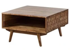 Table Basse En Bois D'acacia Laqué Brun MOSAYK #116 17 Table Basse En Bois D'acacia Laqué Brun MOSAYK #116 -Massivmoebel24 09 200 689 0116 9