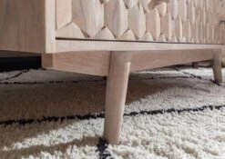 Table Basse 120x70 Acacia Laqué Blanc MOSAYK #203 15 Table Basse 120x70 Acacia Laqué Blanc MOSAYK #203 -Massivmoebel24 09 200 689 0203 7