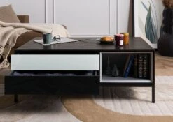 Table Basse 112x67x43 Bois De Manguier Gris Huilé CHICAGO # 212 12 Table Basse 112x67x43 Bois De Manguier Gris Huilé CHICAGO # 212 -Massivmoebel24 09 200 695 2012 4