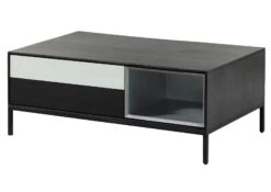 Table Basse 112x67x43 Bois De Manguier Gris Huilé CHICAGO # 212 17 Table Basse 112x67x43 Bois De Manguier Gris Huilé CHICAGO # 212 -Massivmoebel24 09 200 695 2012 9